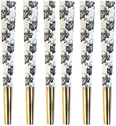 Prerolled Paper Cones 6 Pack: Skulls