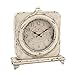 Stonebriar Victoria Station Table top Clock, Off White