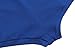 Moxeay Women V-Neck One Piece Bodysuit Long Sleeve Bodycon Rompers (Medium, Royal Blue)