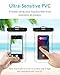 Anker Universal Waterproof Case, IPX8 Waterproof Phone Pouch Dry Bag for iPhone X / 8 / 8 Plus, Samsung Galaxy S8 / S7, Samsung Note Series, Google Pixel 2, up to 6 Inches—2 Pack