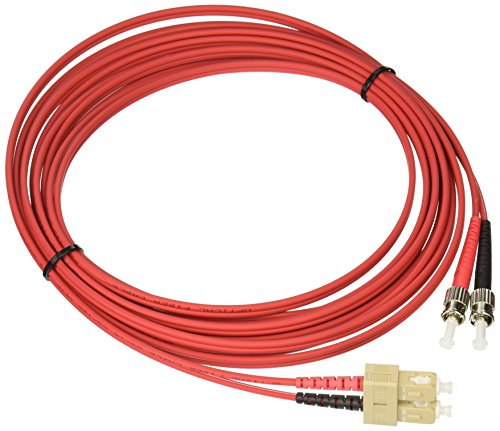 C2G/Cables to Go 37598 SC/ST Plenum-Rated Duplex 50/125 Multimode Fiber Patch C…