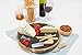 Cheese Board- Deluxe Lazy Susan Rotating Cheese Plate Party Platter Set - Serving Tray w 2 Cheese Knives & Chalk- Great