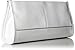 Isaac Mizrahi Womens Fashion Designer Handbags Kay Check Perforated Clutch