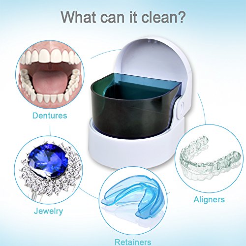 Elera Sonic Cordless Retainer Cleaner Machine, Denture Cleaner, Premium