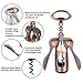 OBALY Wing Corkscrew Wine Opener Set of 3 Pcs Wine Corkscrew Opener/Corkscrews Wine Openers with Foil Cutter and Wine Stopper (black)…