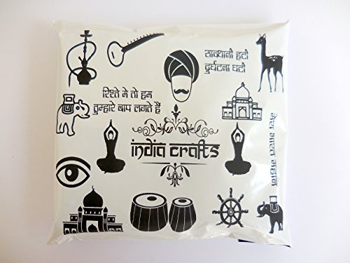 India Crafts 6 Packs- 60 Multicolored long Bindis Forehead Tika Face Jewels