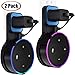 TOOVREN Outlet Echo Dot Wall Mount Stand Holder for Smart Home Speaker 2nd Generation Space-Saving Accessories - Short Charging Cable Included (2 Pack)
