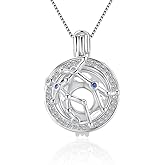 LGSY 925 Sterling Silver Constellation Cage Pendants Crafting Charm for DIY Necklace Bracelet Jewelry Making