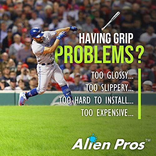 Alien Pros Bat Grip Tape for Baseball and Softball (6 Grips) NonSlip