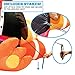 6 Foot Thanksgiving Inflatable Turkey; LED Light Up Inflatable Turkey with Pilgrim Hat Perfect for Thanksgiving Autumn Decorations by Joiedomi
