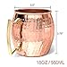 MangGou Moscow Mule Copper Mugs 18 oz - set of 2 - Drinking Beer Mugs,100% Handcrafted Prue Solid Copper Mugs with Brass Handle,Mug Gift Set