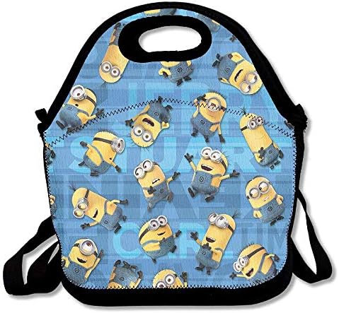 Cute Minion Lunch Bag Tote Handbag