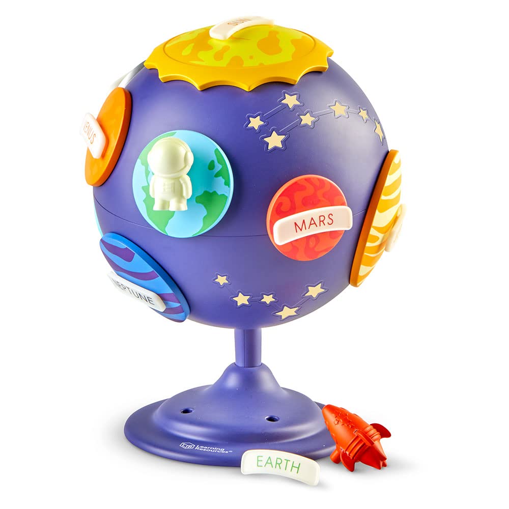 Learning Resources Solar System Puzzle Globe Space Toys for Toddlers, STEM Toys for Kids, Space Décor for Kids, 21 Pieces, Age 3+