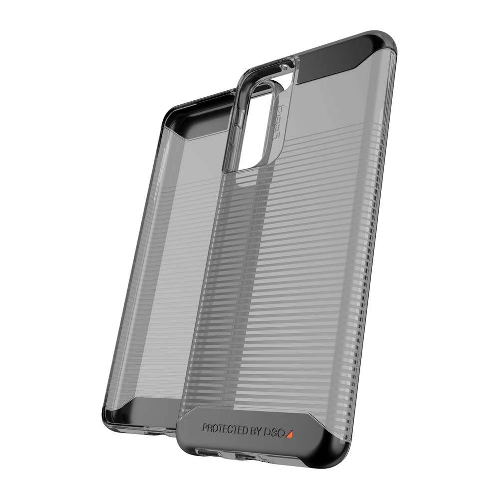 Gear 4 Havana Case - Lightweight, stylish case with top, bottom and corner protection with D3O - for Samsung Galaxy S21 5G - Smoke