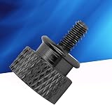 Hyuduo 20PCS Aluminum Alloy Thumb Screws 6-32 Thread Black Anodized Hand-Tighten view 7