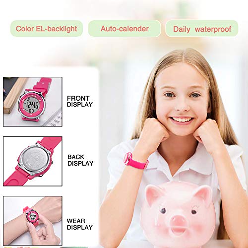 5 Waterproof+Electrical+Wristwatch+Stopwatch+Reminder