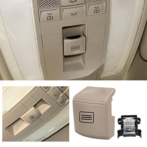 Starnearby Sunroof Window Switch Button for Mercedes-Benz W204 C-Class W212 (Beige)