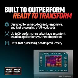 ASUS Vivobook S 14 OLED Slim Laptop, AMD Ryzen AI 9
