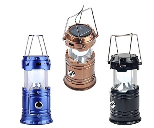 ONBN XF 5800T 6 + 1 LED USB Mobile Charging 2 Power Source Solar Plastic Emergency Light Lantern