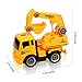 QuadPro Excavator Take Apart Toys Car Friction Powered Inertia Engineering Vehicles Take-A-Part Truck Tools Construction Toy for Kids Boys and Girls
