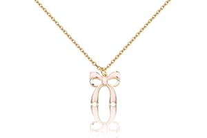 ENSIANTH Pink Bow Jewelry Coquette Gift Coquette Jewelry Bow Pink Pearl Earring Coquette Aesthetic Earring