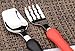 ABOGALE Children's Kids Spoon and Fork Set BPA-free Plastic and Stainless Steel