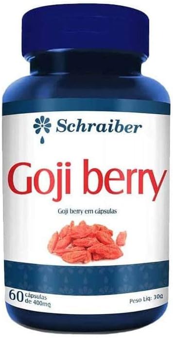 Goji Berry 400mg 60 Cápsulas Schraiber por Schraiber
