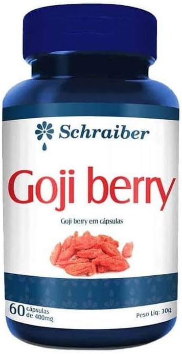  Goji Berry 400mg 60 Cápsulas Schraiber por Schraiber