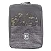 Travel Shoe Bag, MoreTeam 3 in 1 Shoe Storage Bag Holds 3 Pair of Shoes, Seperate Your Shoes From Clothes, Portable and Save Space for Men, Women, Gym, Easy And Quick Access To Your Shoes (Grey)