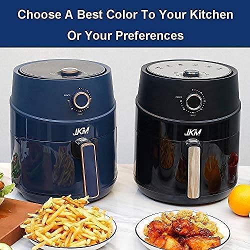 JKM Air Fryer 4.7 Quart, mechanical Air Fryer Oven, Adjustable Timer