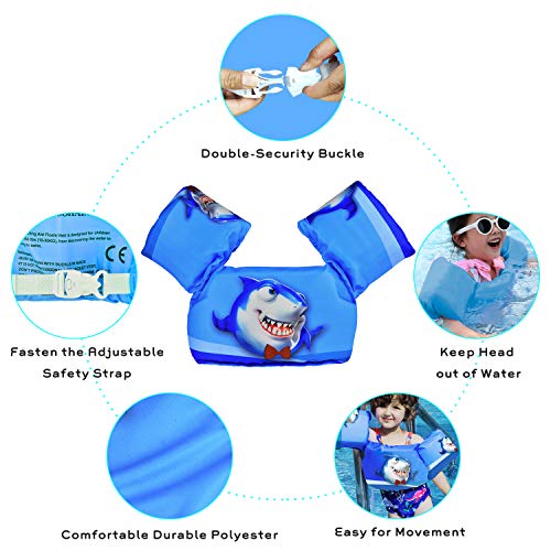 REALIKE Kids Swim Vests Life Jacket for Toddler 2050 pounds, Swim Aids