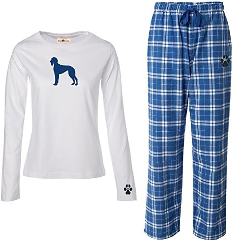 YourBreed Clothing Company Saluki Ladies Flannel Pajamas. Size XL