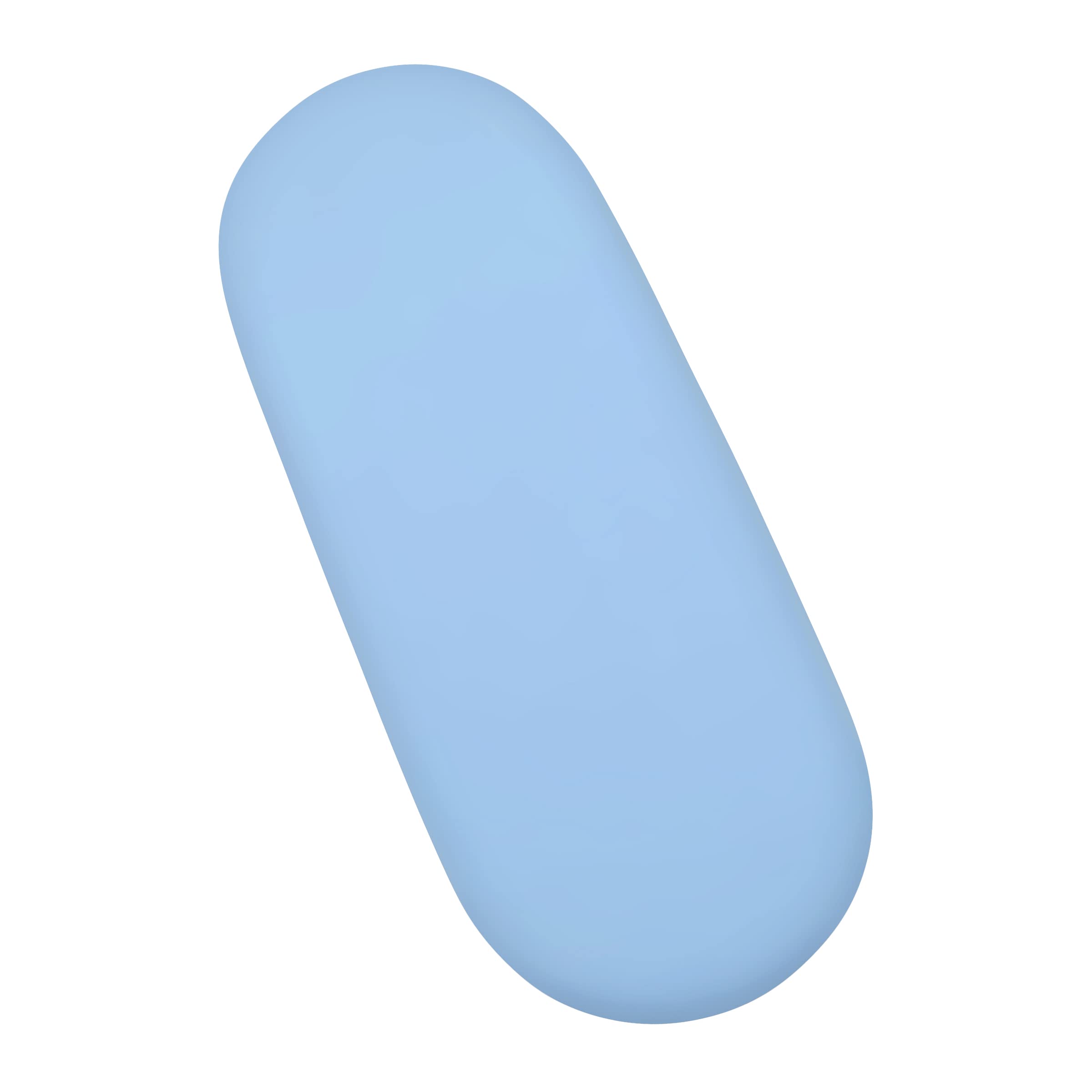 100% Cotton Baby Moses Basket Fitted Sheet/Jersey Oval Shape Sheet (Blue)