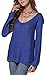 Sarin Mathews Womens Casual Hollow Knit Vneck Blouse Pullover Loose Tops Sweater