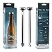 Beer Chiller By Chiller Industries - 2 Pack / Built-In Bottle Opener / Stainless Steel Drink Chiller Sticks Keep Bottled Drinks Cold / Cools Beverage Without Watering It Down