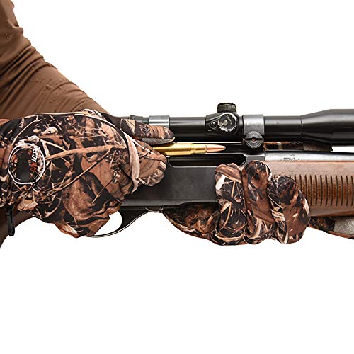 image for DecoyPro Touchscreen Lightweight Hunting Gloves for Men Camo - Texture