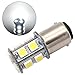 GRV Ba15d 1142 1076 Super Bright LED Bulb 13-5050SMD DC12V for RV Camping Boat Trailer Light Cool White Pack of 2