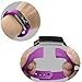 moreFit Fitness Tracker, Slim Touch Screen Activity Health Tracker Wearable Pedometer Smart Wristband, Silver/Purple
