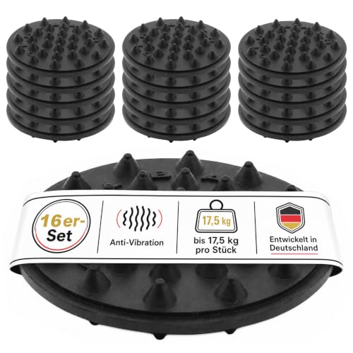 OEHLBACH Shock Absorber - Hochwertige Schwingungsdämpfer für Subwoofer, Lautsprecher, Verstärker & Plattenspieler - Vibrationsschutz, Lautsprecherfüße