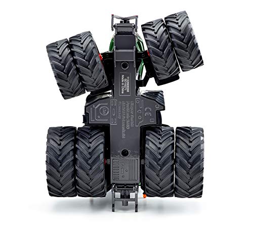 siku 3289, Fendt 1042 Vario Traktor mit Doppelbereifung, 1:32, Metall/Kunststoff, Grün, Abnehmbare Fahrerkabine, Front… – Bild 5