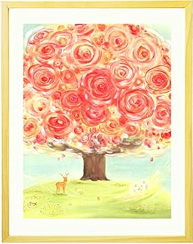 Amazon Co Jp プレゼント 絵 幸せアート いのちの樹 ミニ 誕生日プレゼント 母 女性 母親 母の日ギフト 21 退職祝い お礼の品 還暦祝い 60歳 40代 50代 60代 70代 お祝い ホーム キッチン
