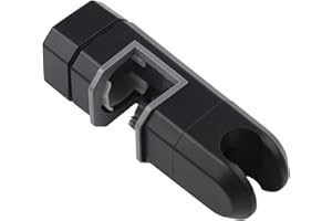 Chrome Adjustable Shower Head Holder for 15mm-30mm Shower Slide Bars, ABS Material with Anti-Slip Resin Pad, 360° Rotating Br