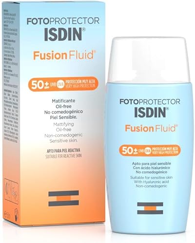 ISDIN Fusion Fluid SPF 50+ 50ml Facial Sun Cream All Skin Types