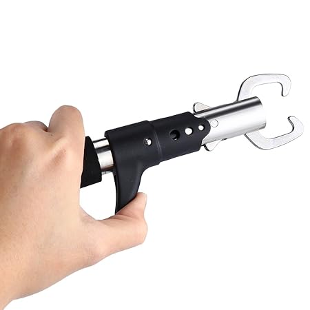 Amazing Gun Smart Fischgreifer aus Edelstahl, 0,21 kg, Schwarz