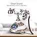 fosa European Antique Phone, Retro Vintage Telephone Phones Classic Desk FSK/DTMF Landline Phone with Real Time & Caller ID Display for Office Home Living Room Decor, Wonderful Gift