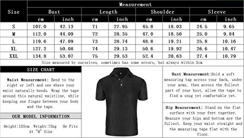 poriff Men\'s Shiny Sequins Polo Shirt 70s Disco Nightclub Party Short Sleeve T Shirts Silver L