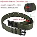 YAHILL® Adjustable Security Tactical Belt Heavy Duty Rescue Belt for Outdoor Sports and Hunting (Army Green)