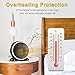 Space Heater, Fan Heater, 500W Personal Mini Space Heater Portable Electric Heaters Fan for Home and Office Indoor Use with Ceramic Heating Element & Overheat Protection (Black)