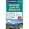 KOMPASS Wanderkarte 037 Mayrhofen, Tuxer Tal, Zillergrund: 3in1 Wanderkarte 1:25000 mit Aktiv Guide inklusive Karte zur offline Verwendung in der KOMPASS-App. Fahrradfahren. Skitouren. Langlaufen. Landkaart – Gevouwen Kaart, 5 maart 2019