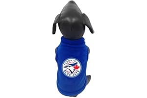 All Star Dogs Official Toronto Blue Jays Sleeveless Polar Fleece, X-Large